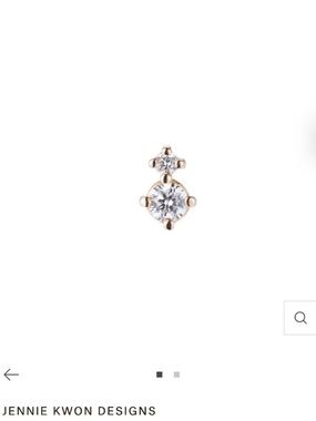 JENNIE KWON DESIGNS  Diamond Duo Stud